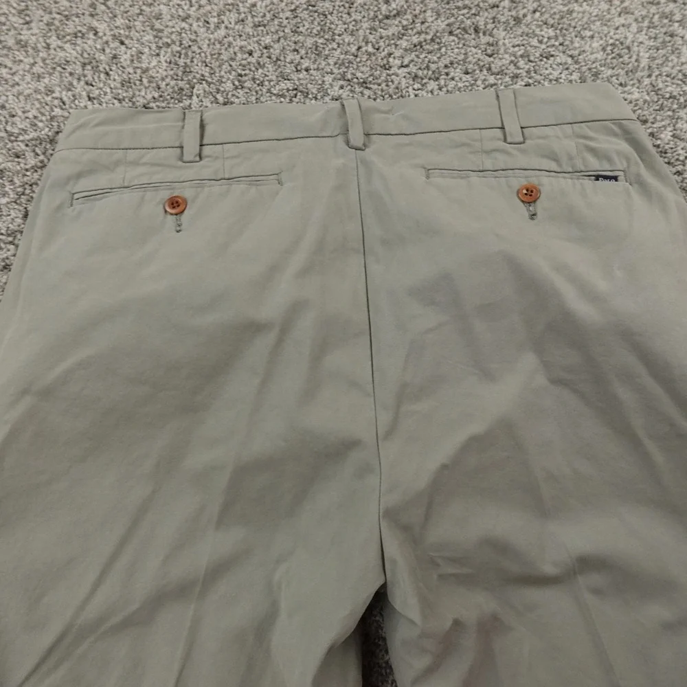 Polo Ralph Lauren Shorts Mens 33 Gray Straight Chino Golf Pima Cotton Preppy Dad